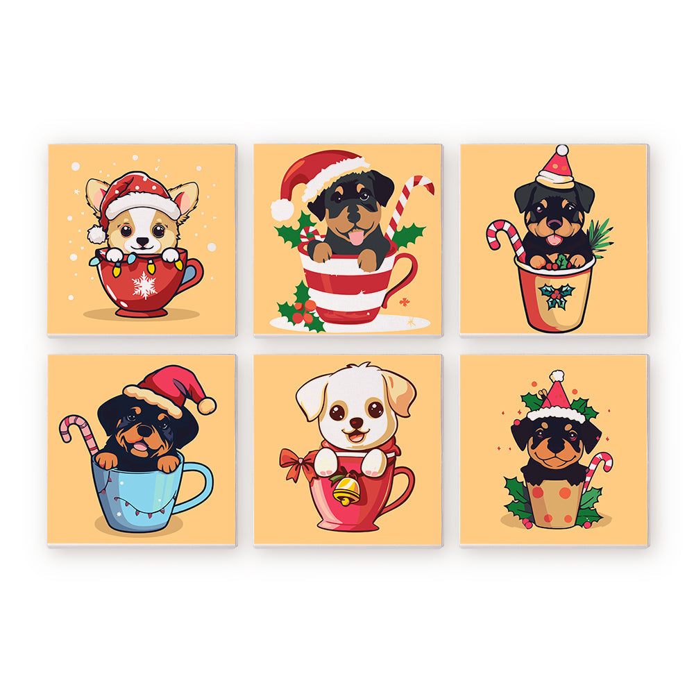 Teacup Puppy (Set of 6)