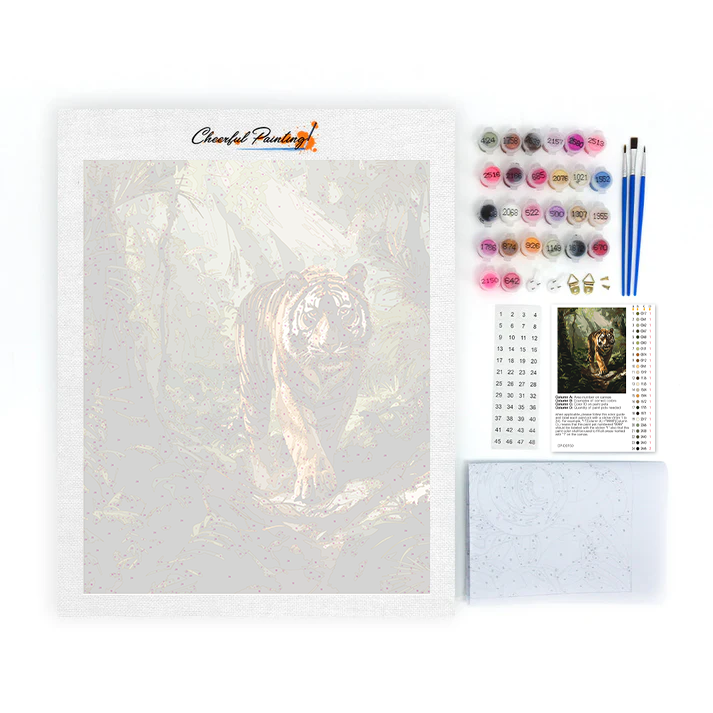 Bengal Tiger - Paint by Numbers