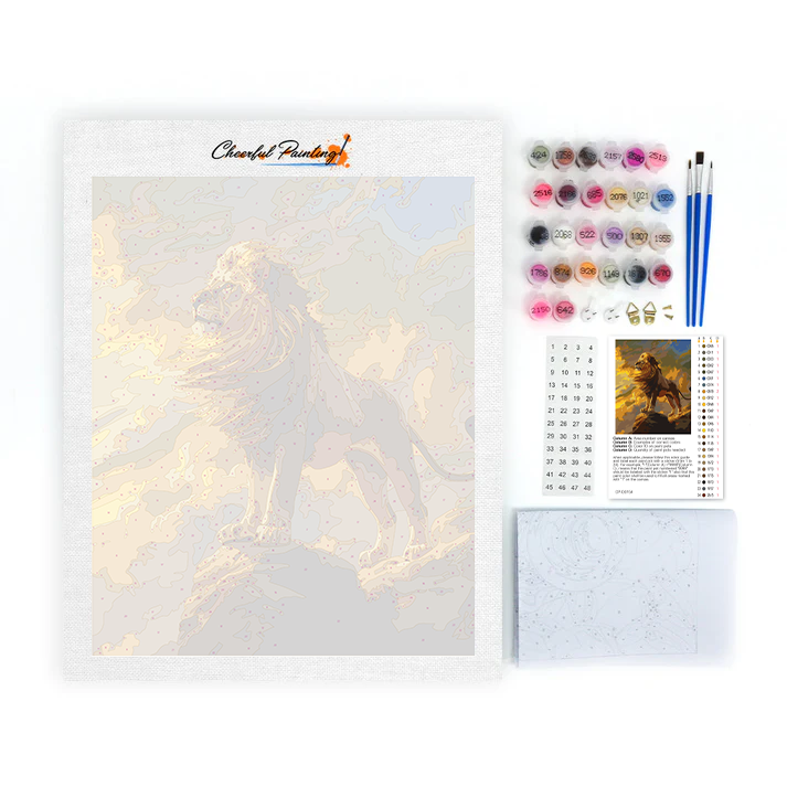 Majestic Lion - Paint by Numbers