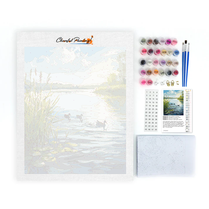 Teal - Paint by Numbers