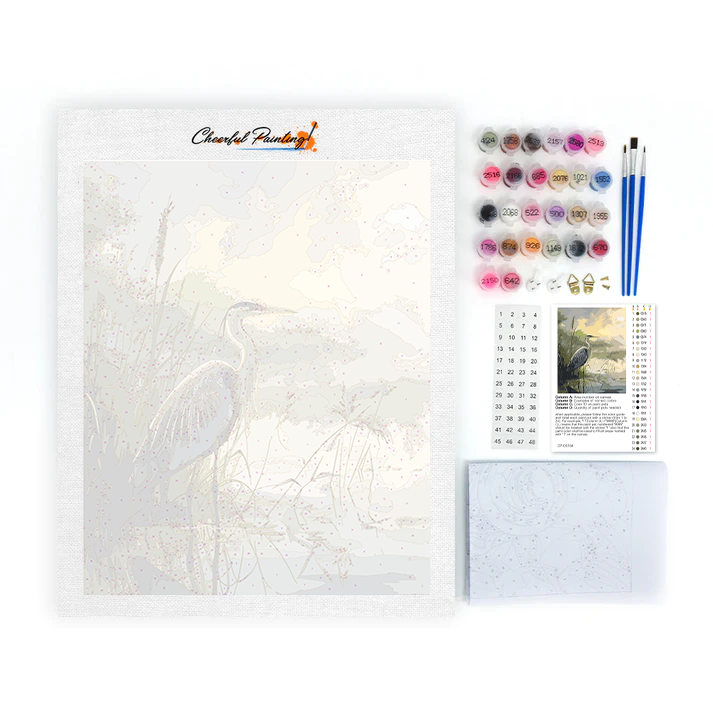 Heron - Paint by Numbers