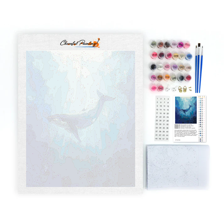 Blue whale - Paint by Numbers