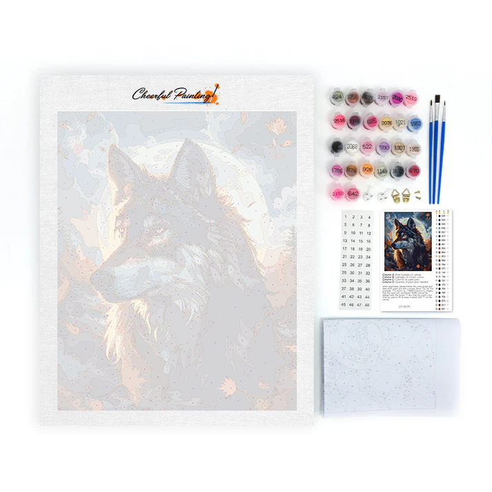 Wolf King - Paint by Numbers