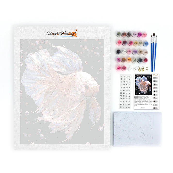 Jewlley Betta Fish - Paint by Numbers