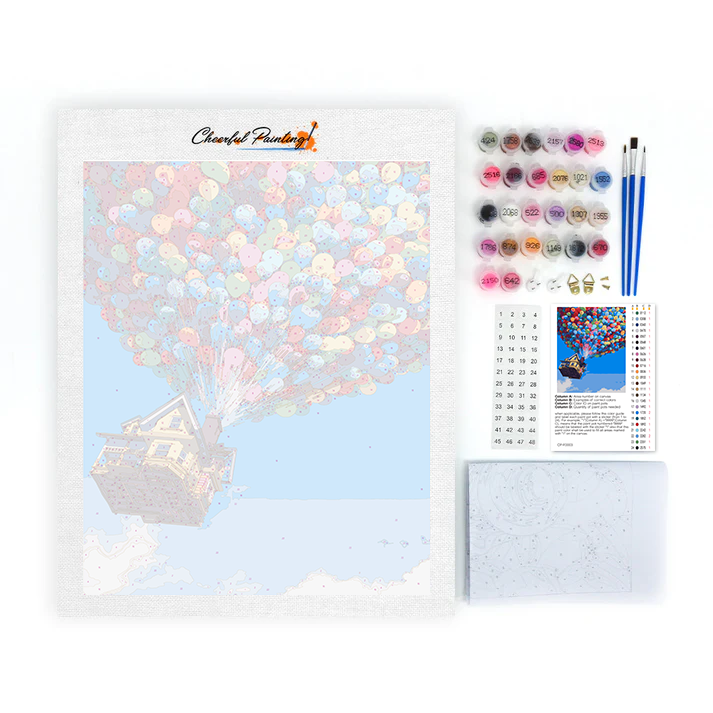 Colorful Balloon - Paint by Numbers