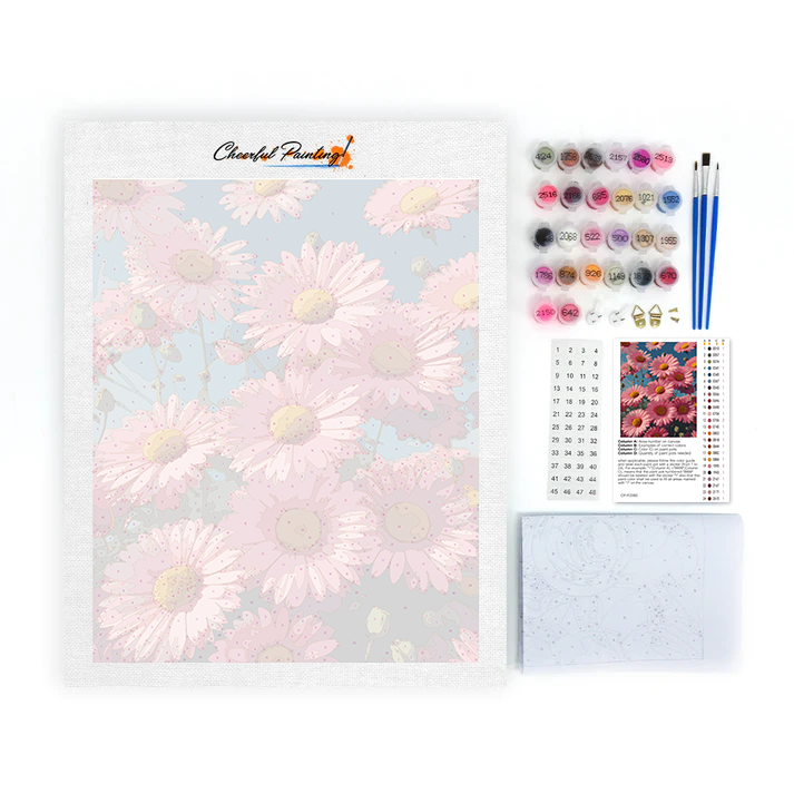 Beautiful Flowers - Paint by Numbers