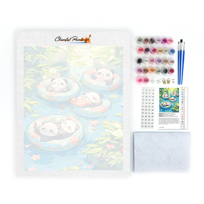Cute Panda - Paint by Numbers