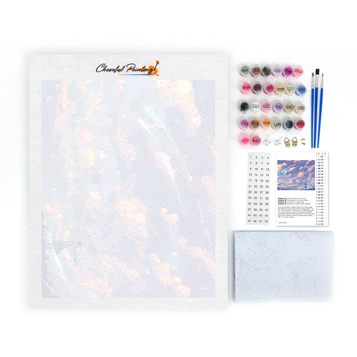 Girl Under The Sky - Paint by Numbers