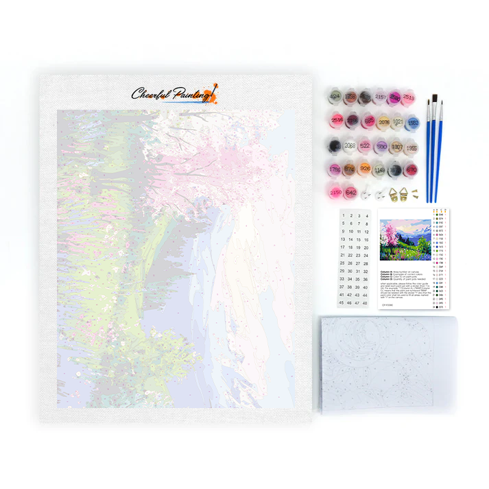 Spring at the Alps - Paint by Numbers