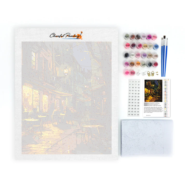 Corner Cafe - Paint by Numbers