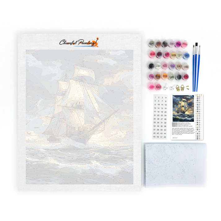 Sailboat - Paint by Numbers