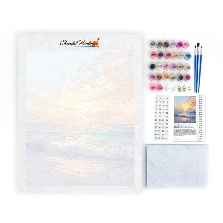Sunrise Over the Sea - Paint by Numbers