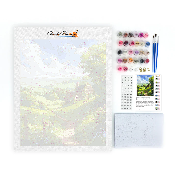 Village Life - Paint by Numbers