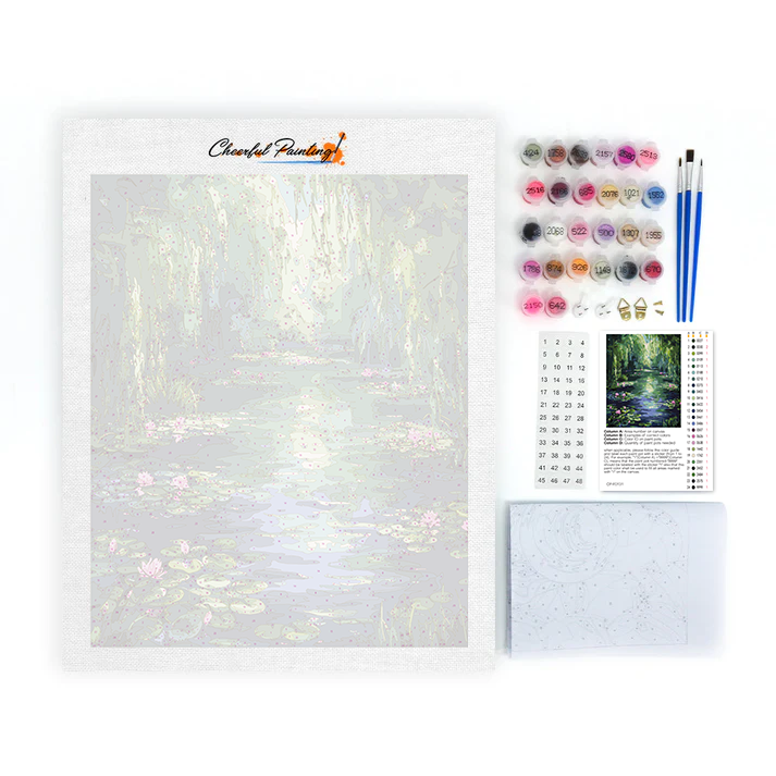 Water Lily - Paint by Numbers