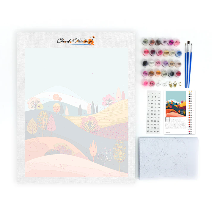 Autumn's Harmonious Embrace - Paint by Numbers