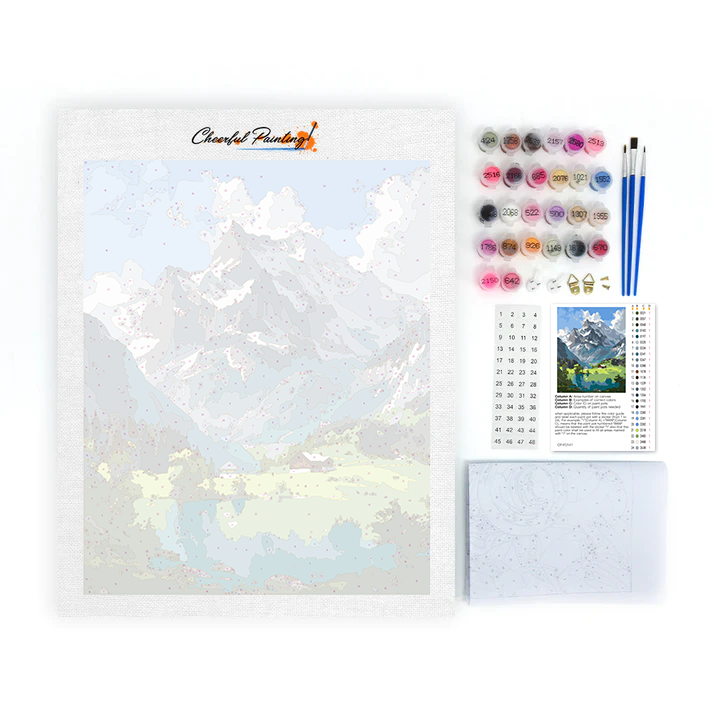 Alpine Solace - Paint by Numbers