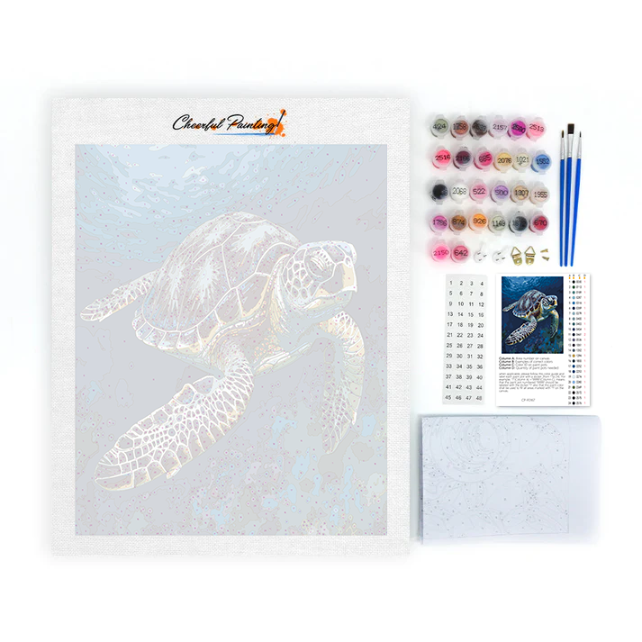 Sea Turtle - Paint by Numbers