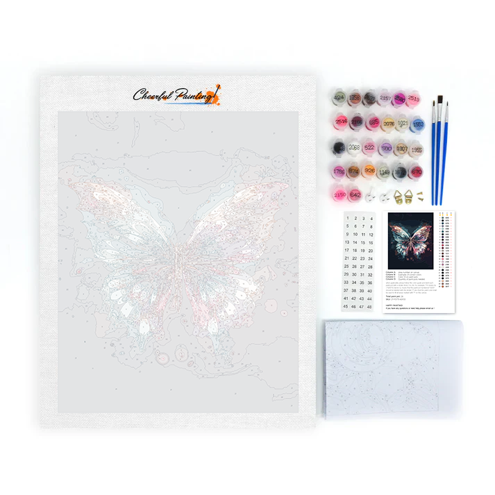 Ghost Butterfly - Paint by Numbers