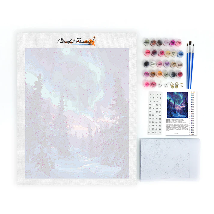 Aurora Forest - Paint by Numbers