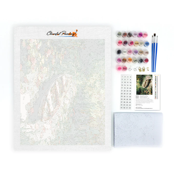 Boat in the Lake - Paint by Numbers