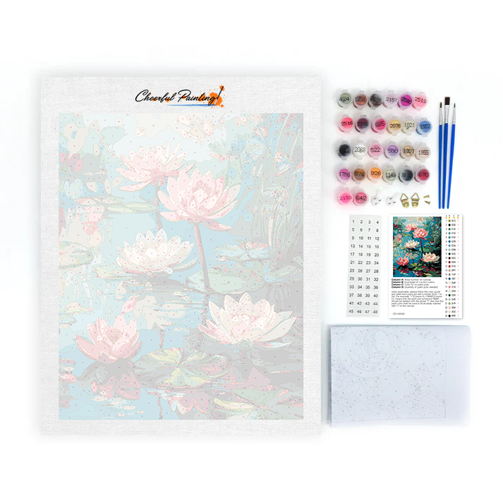 Water Lilies - Paint by Numbers