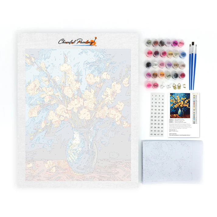 Yellow Flowers - Paint by Numbers