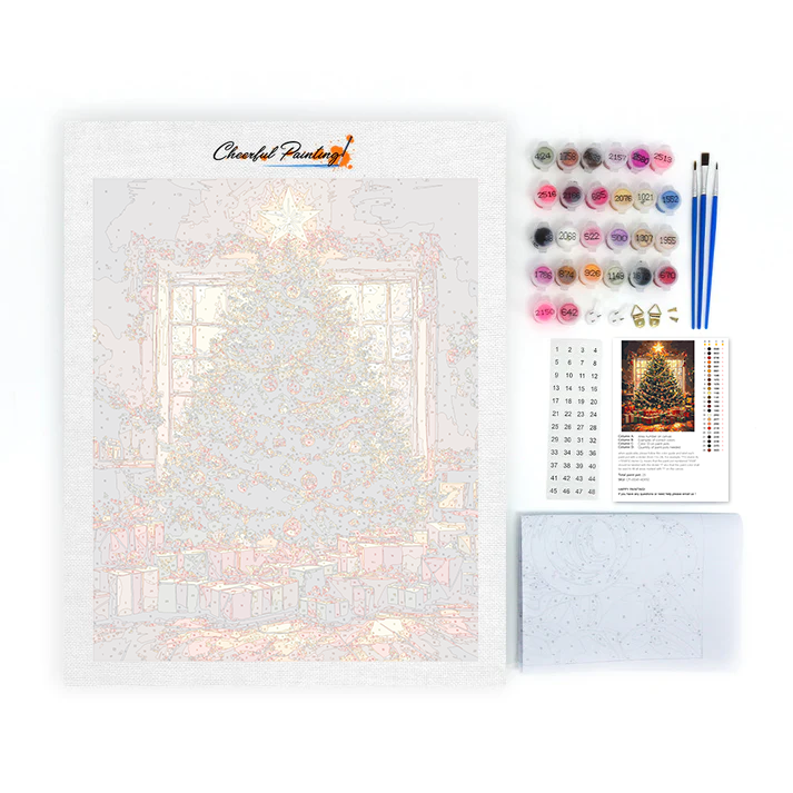 Christmas Tree - Paint by Numbers
