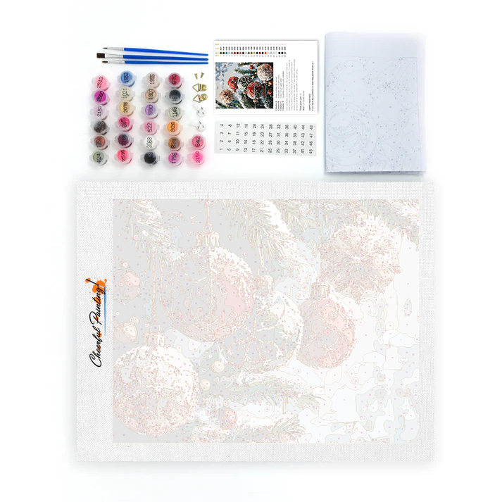 Christmas Balls - Paint by Numbers