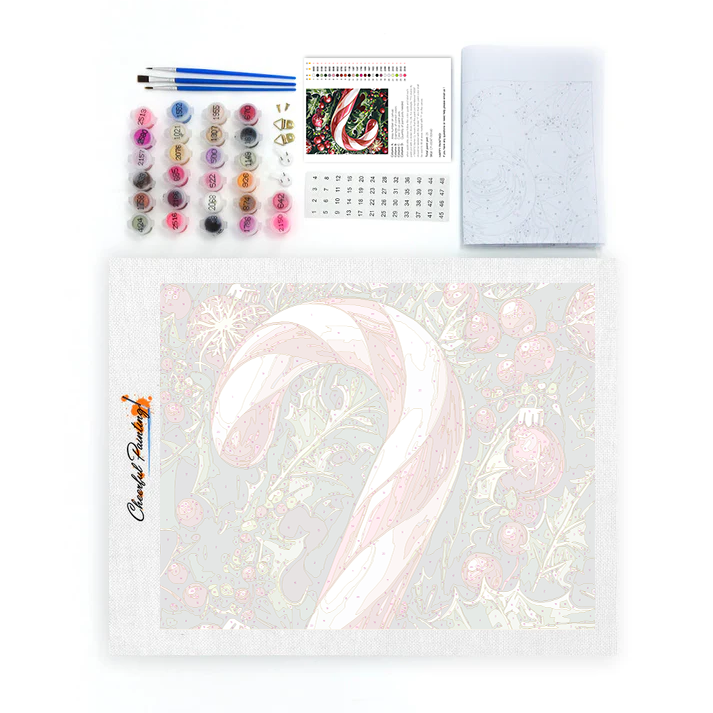 Christmas Candy - Paint by Numbers