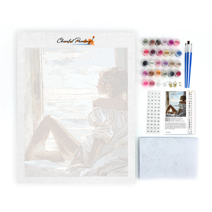 Seaside Contemplation  - Paint by Numbers