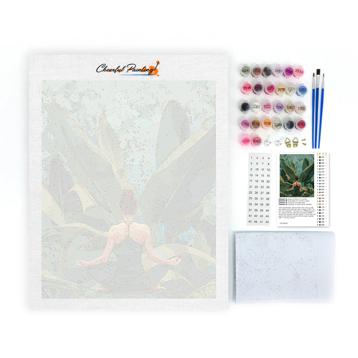 Yogi in Garden - Paint by Numbers