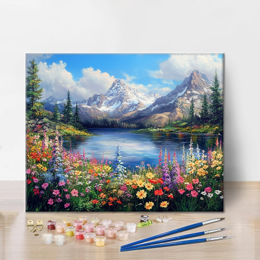 Scenic Bloom - Paint by Numbers