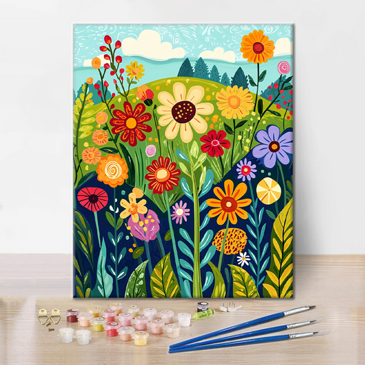 Wildflowers in the Wilderness - Paint by Numbers