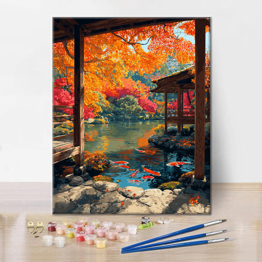 Autumn Reflections - Paint by Numbers