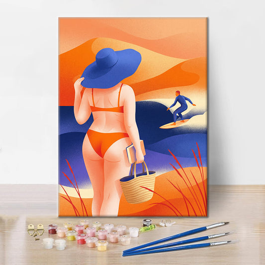 Beach Day Bliss - Paint by Numbers