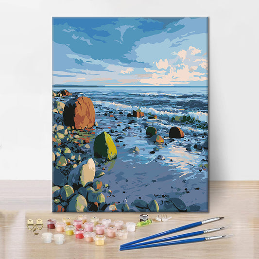 Rocky coast - Paint by Numbers
