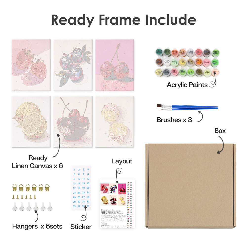 Luminous Fruit (Set of 6)