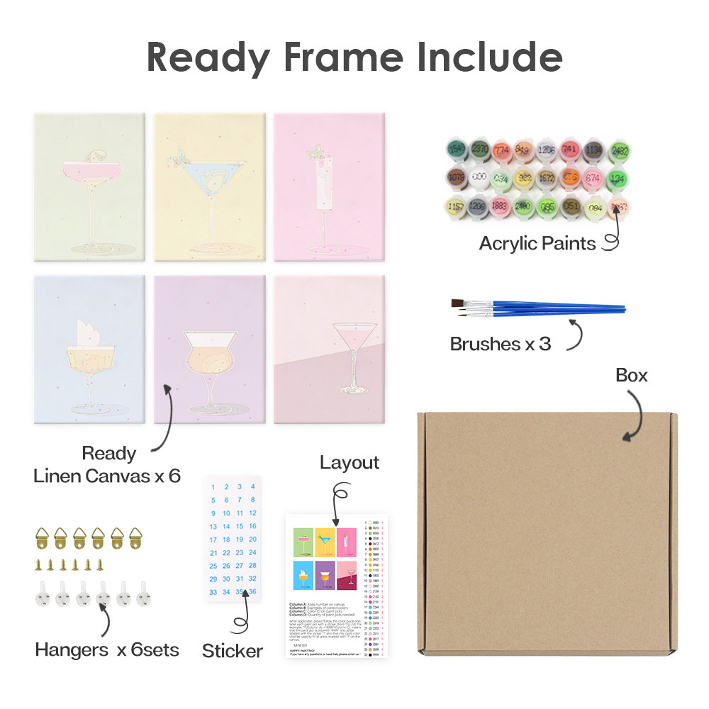 Liquid Art (Set of 6)