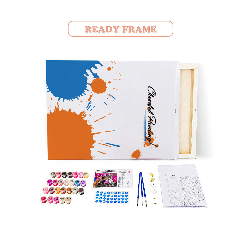 Floral Coastlight - Paint by Numbers