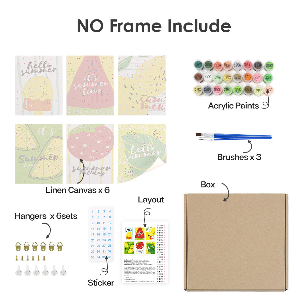 Summer Fruit (Set of 6)