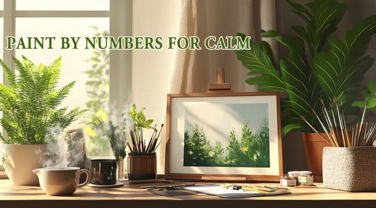 Why is paint by numbers a powerful tool to ease anxiety and stress?