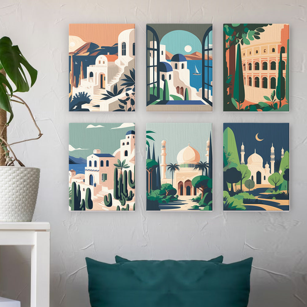 Famous Buildings (Set of 6)