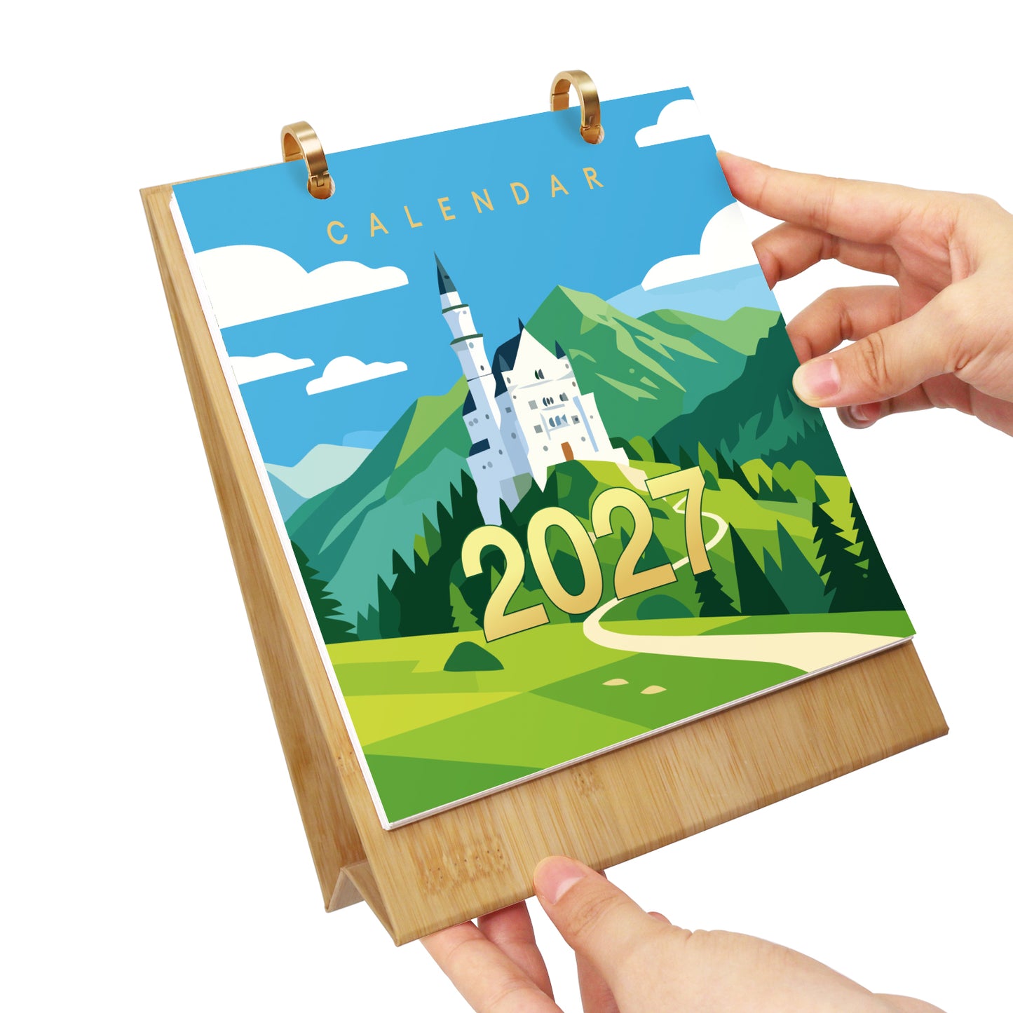 Travel Edition - 2027 Paint by Numbers Desk Calenda