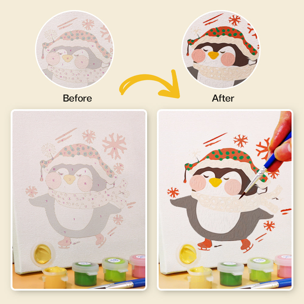 Christmas Penguin (Set of 6)