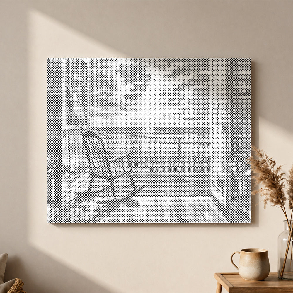 Seaside Rest - Dot Painting