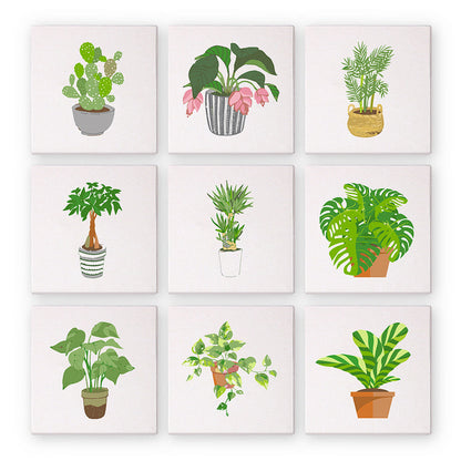 Green Plants (Set of 9)