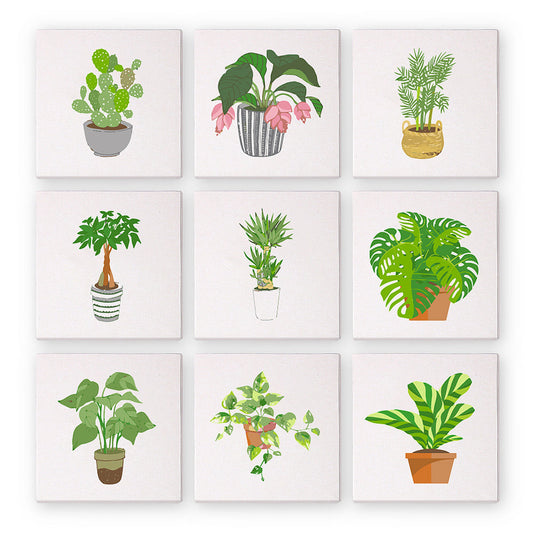 Green Plants (Set of 9)