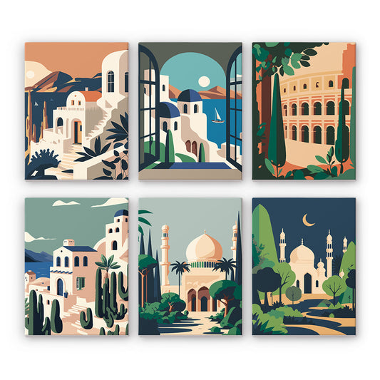 Famous Buildings (Set of 6)