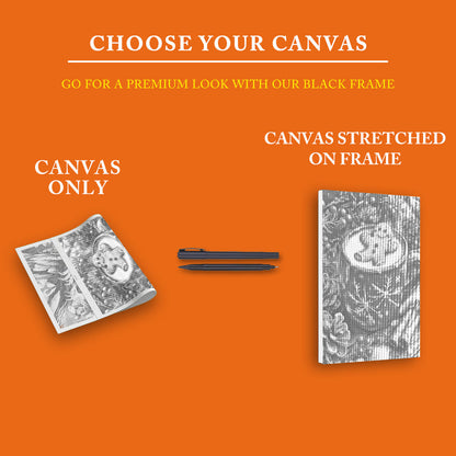 Gingerbread Man and Hot Tea - Dot Painting