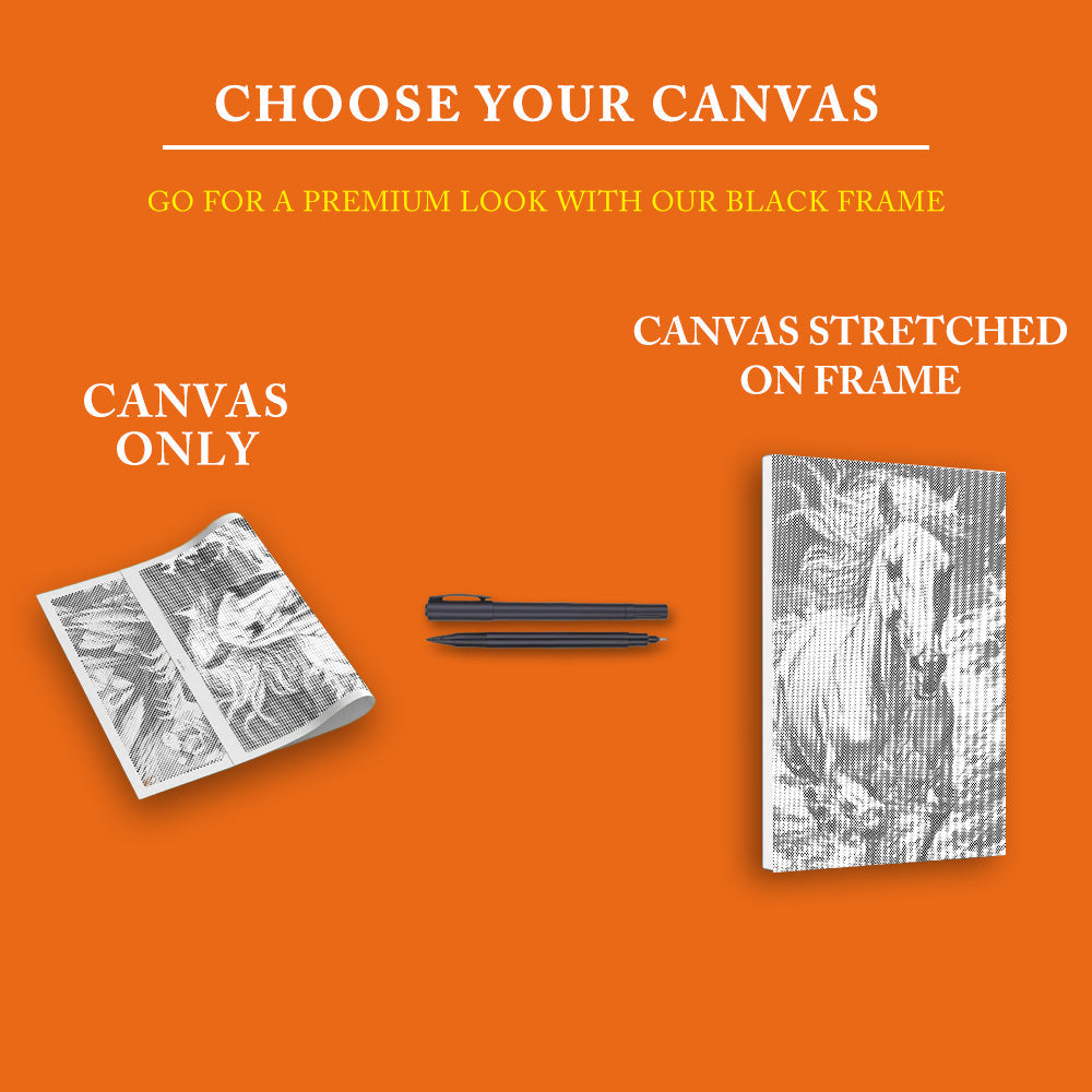 Majestic Running Horse - Dot Painting